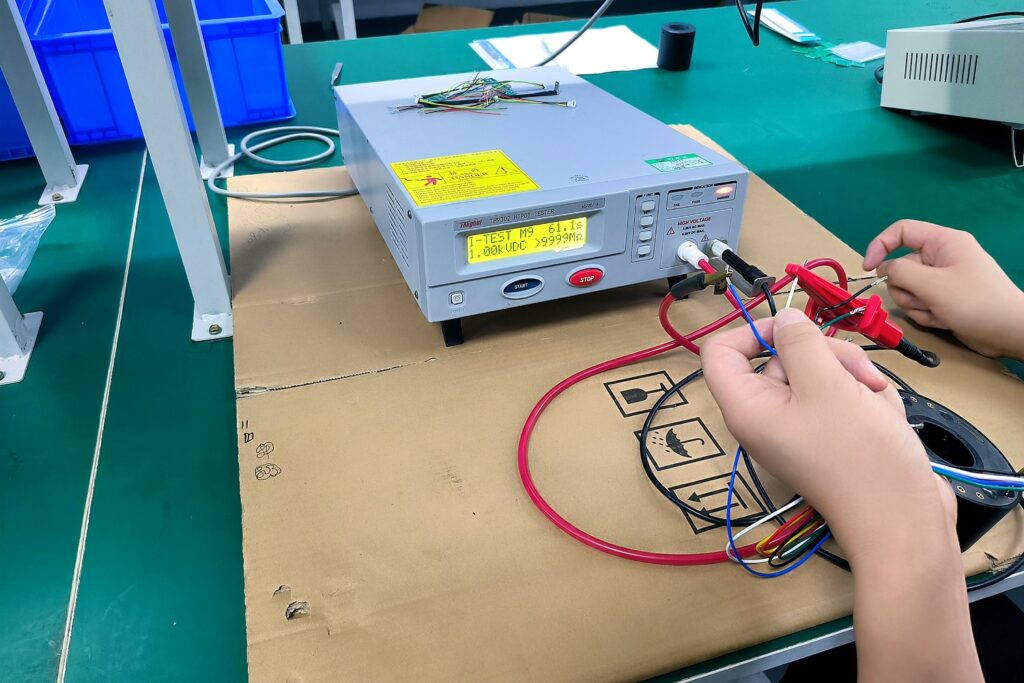 Slip ring assembly station at GUREN