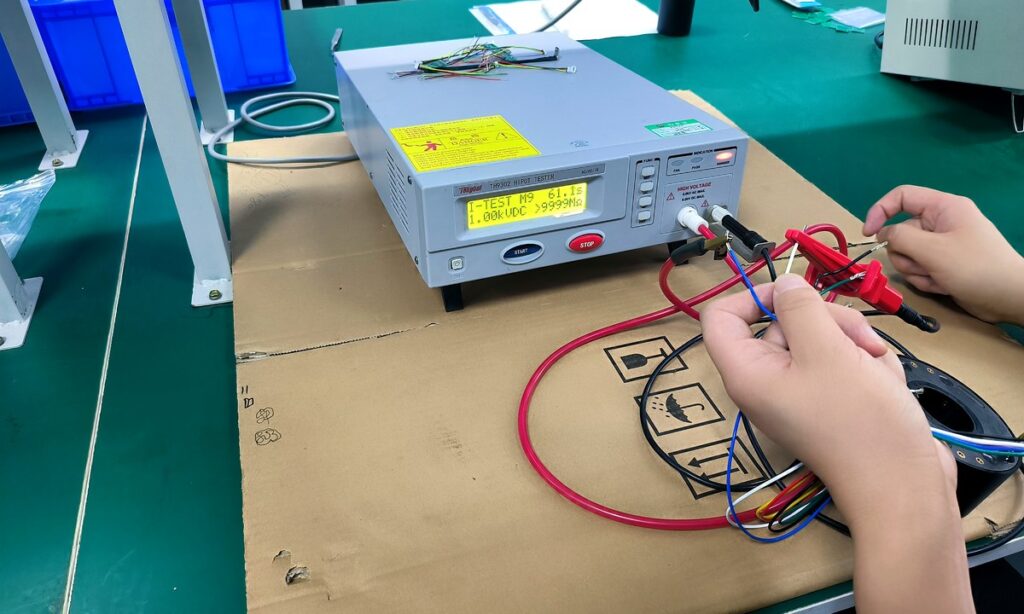 Custom slip ring assembly at the GUREN workshop