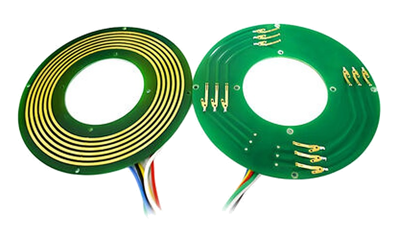 Fiber brush contact technology for slip rings