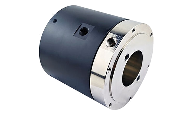 Mechanical seal on a liquid slip ring