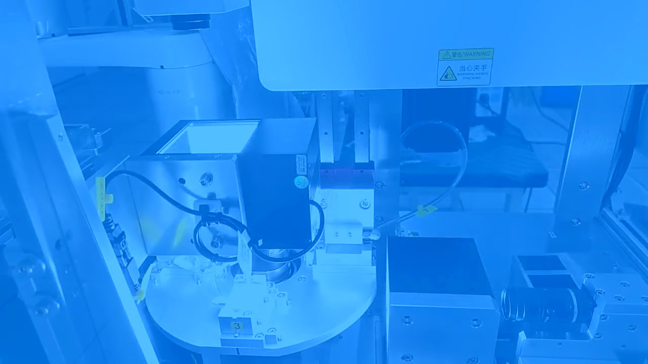 Assembly and test station with HMI control